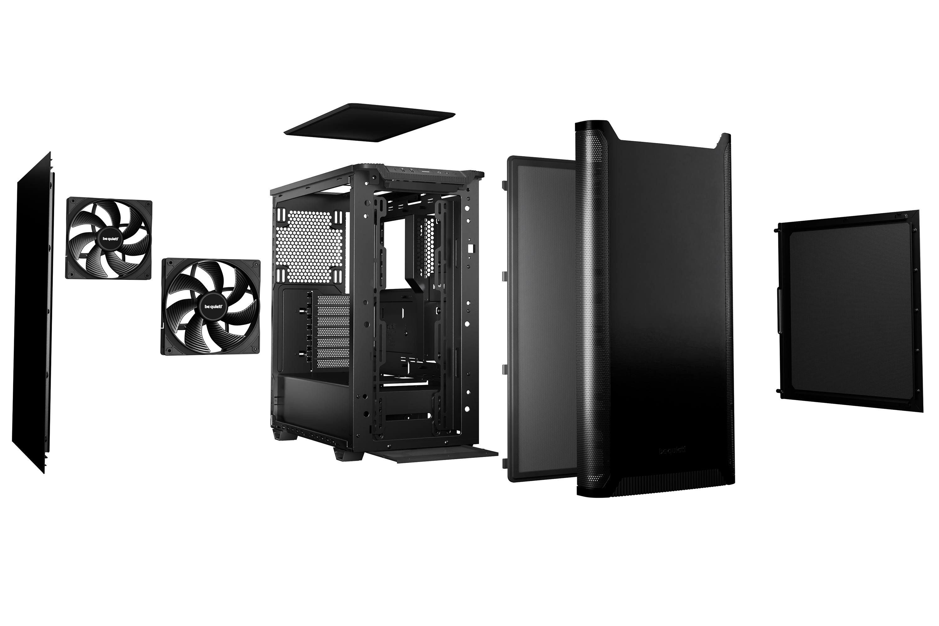 Be Quiet! ! PURE BASE 501 Black, Ansicht 4