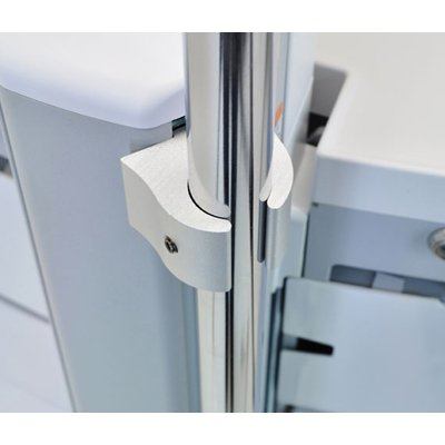 Ergotron IV Pole Clamp Kit - Montagekomponente (2 Klammern, Befestigungshalterung), Ansicht 2