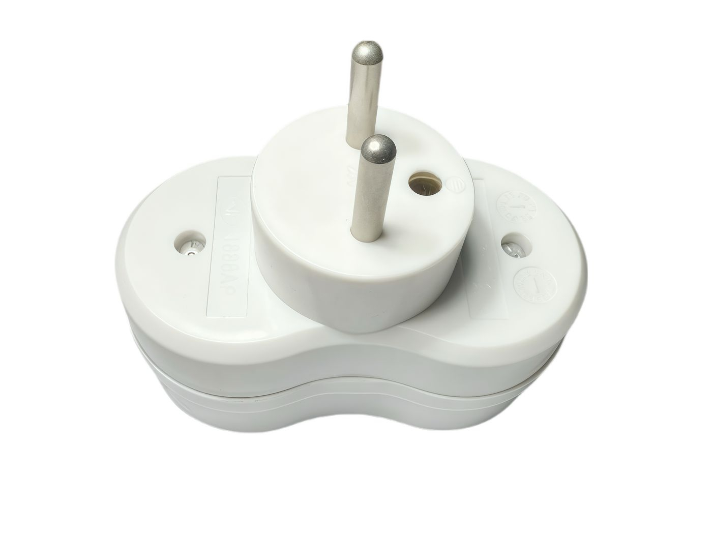 MicroConnect Plug on/off switch EU to 2French Type E White, Ansicht 2
