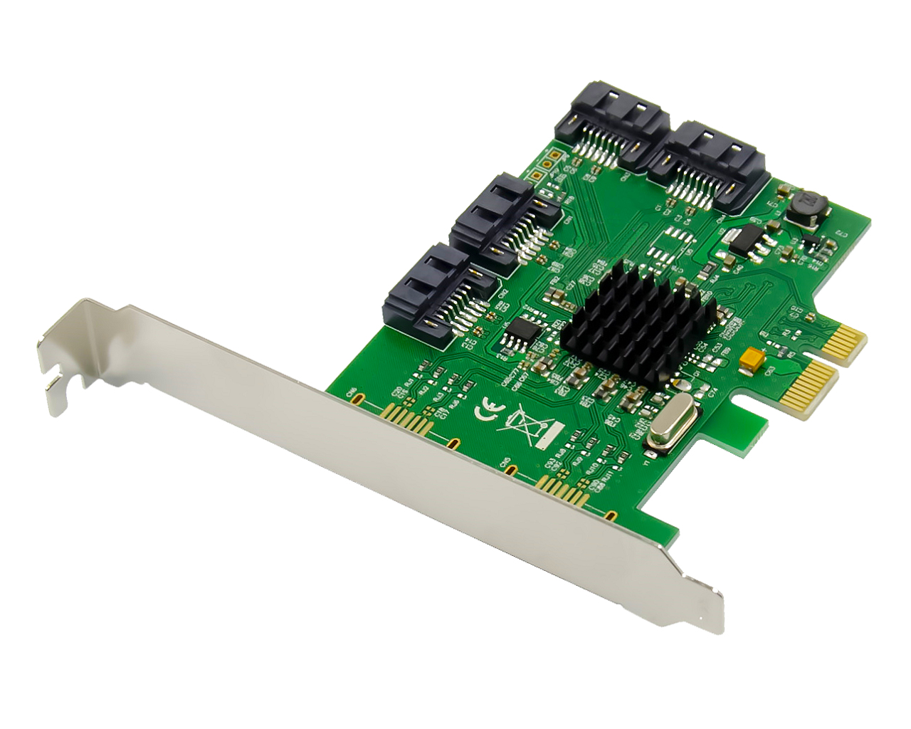 Dawicontrol PCI Card PCI-e DC-614e RAID 4Kanal SATA6G Retail - SATA - Serial ATA II - Serial ATA III - PCI Express, Ansicht 2