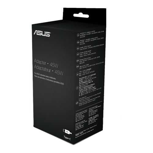 ASUS 90XB03UN-MPW010 - Notebook - Indoor - 45 W - 20 V - Schwarz - 2,25 A, Ansicht 2