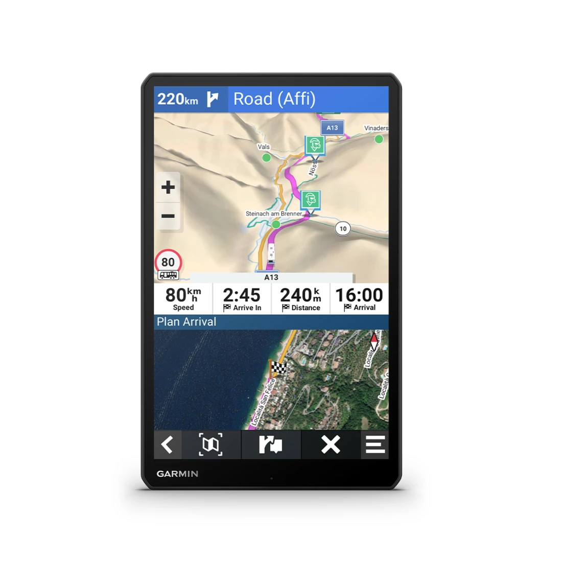 Garmin Camper 1095 Navigationssystem Fixed - Navigationssystem - IPS, Ansicht 2