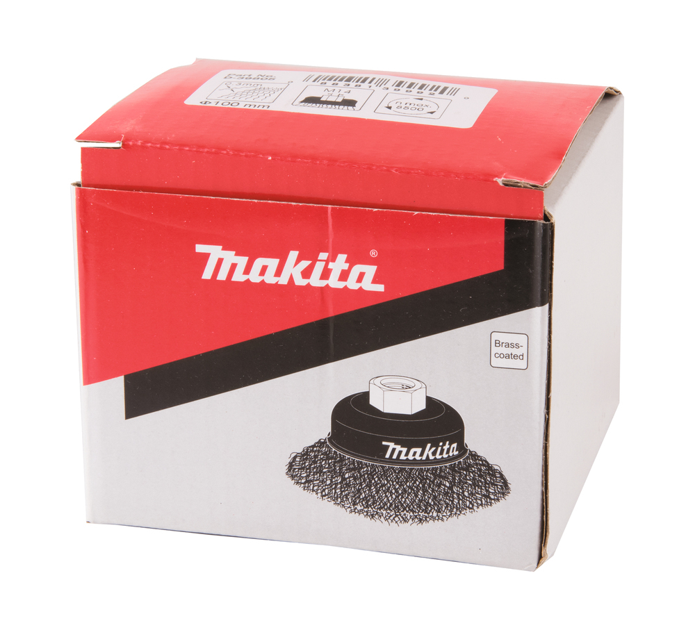 Makita Drahttopfbürste - für Hartholz, Farbe, Rost, Schweißkanten, Ansicht 2