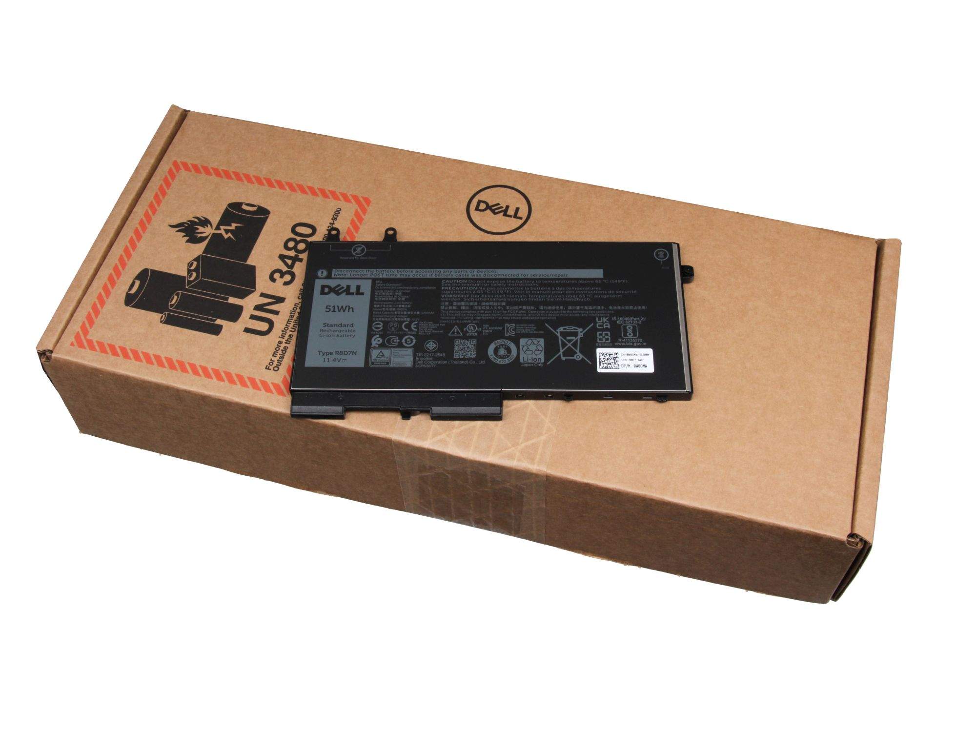 PSA PARTS Dell Main Battery Pack - Laptop-Batterie - 11,4 V, Ansicht 2
