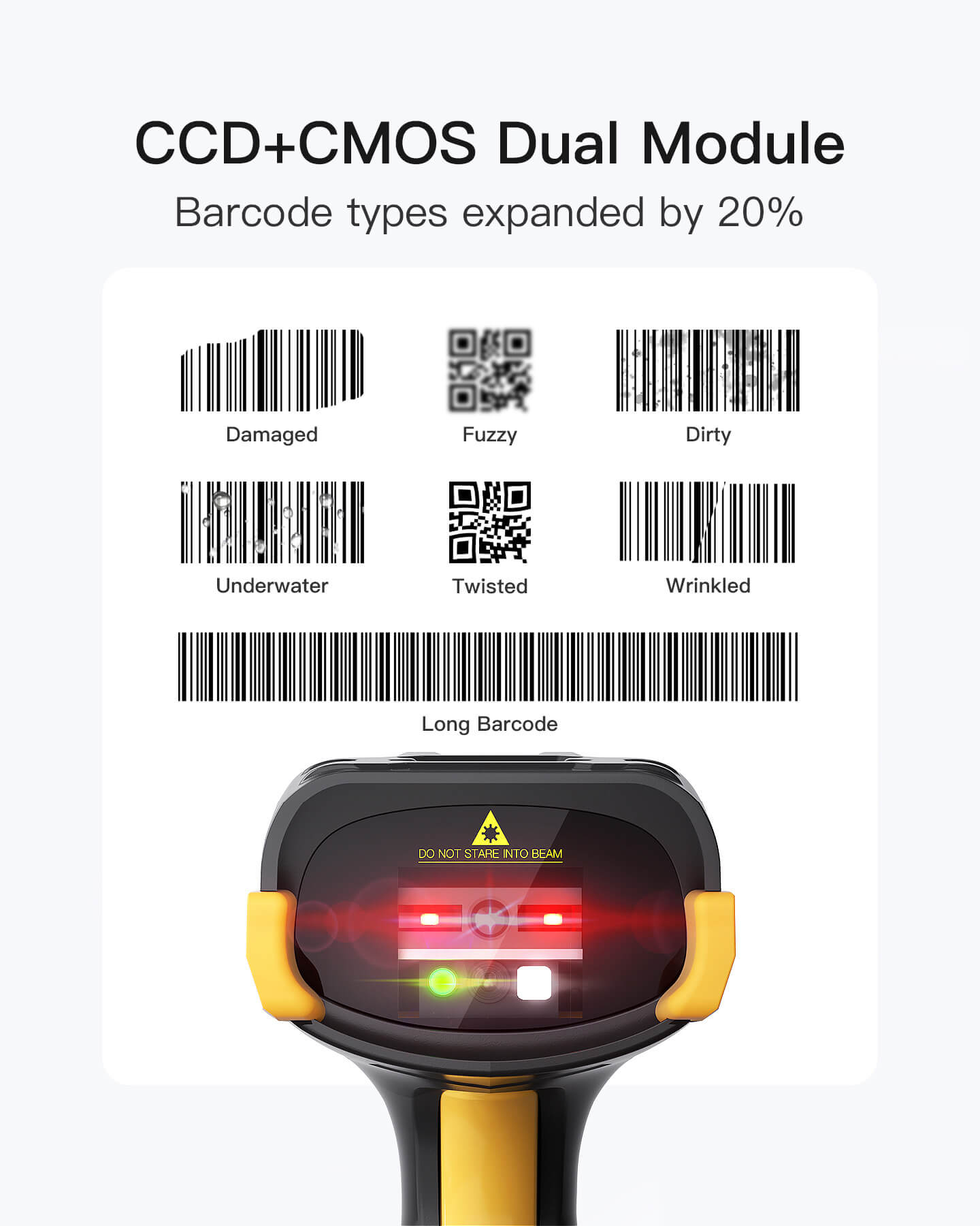 Inateck Barcodescanner Pro 8 black[Pro 8_black], Ansicht 3