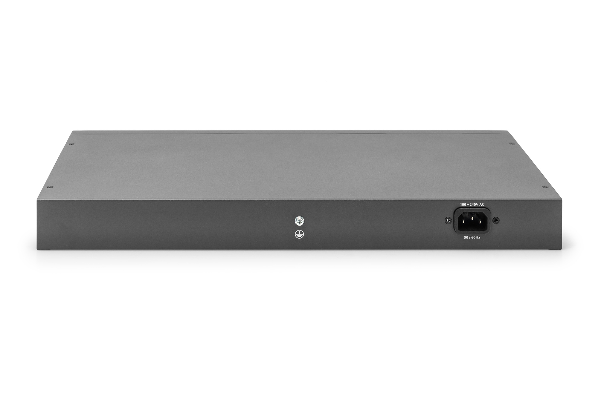 DIGITUS 16-Port Gigabit Netzwerkswitch, 19 Zoll, unmanaged, 2 Uplink Ports, SFP, Ansicht 3