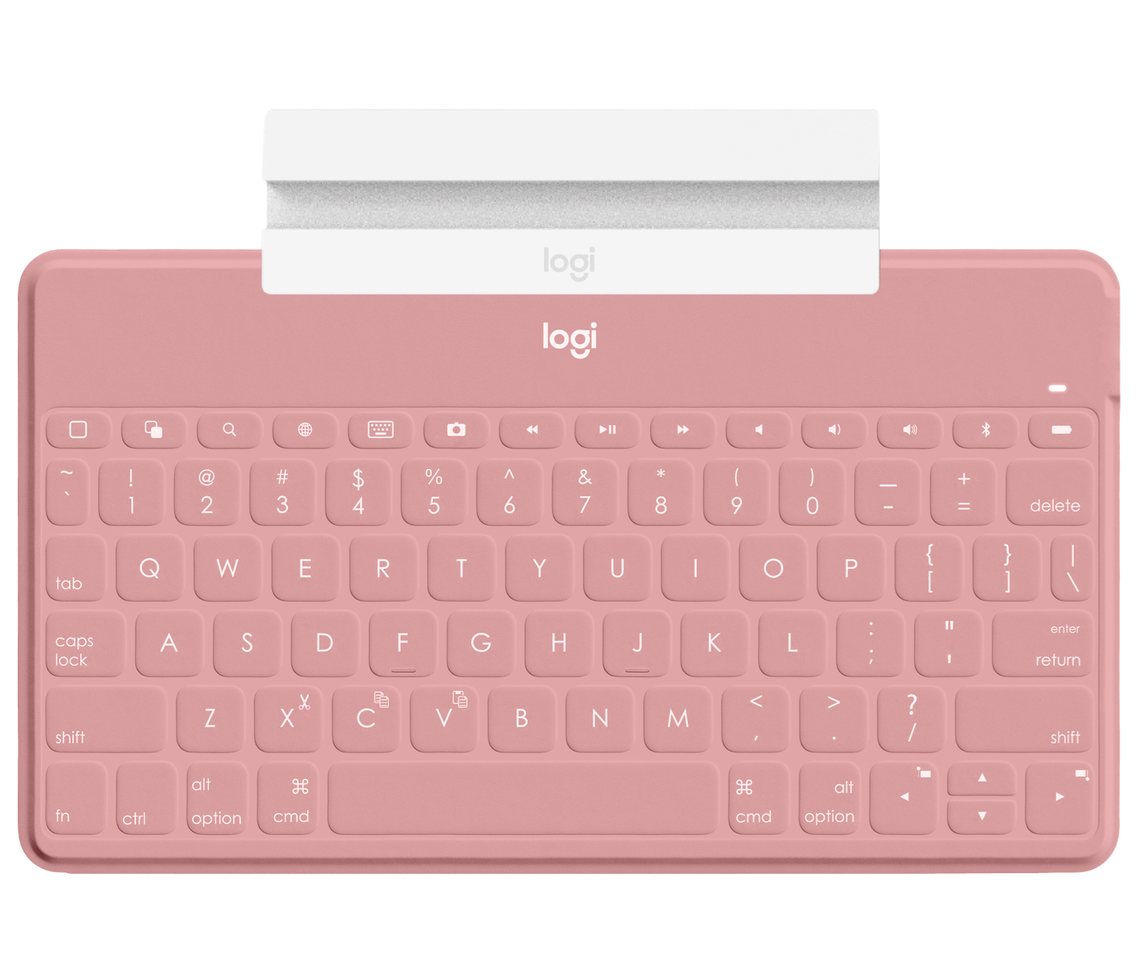 Logitech Keys-To-Go - UK International - 1,7 cm - 1,2 mm - Apple - iPad - iPhone - Apple TV - Pink