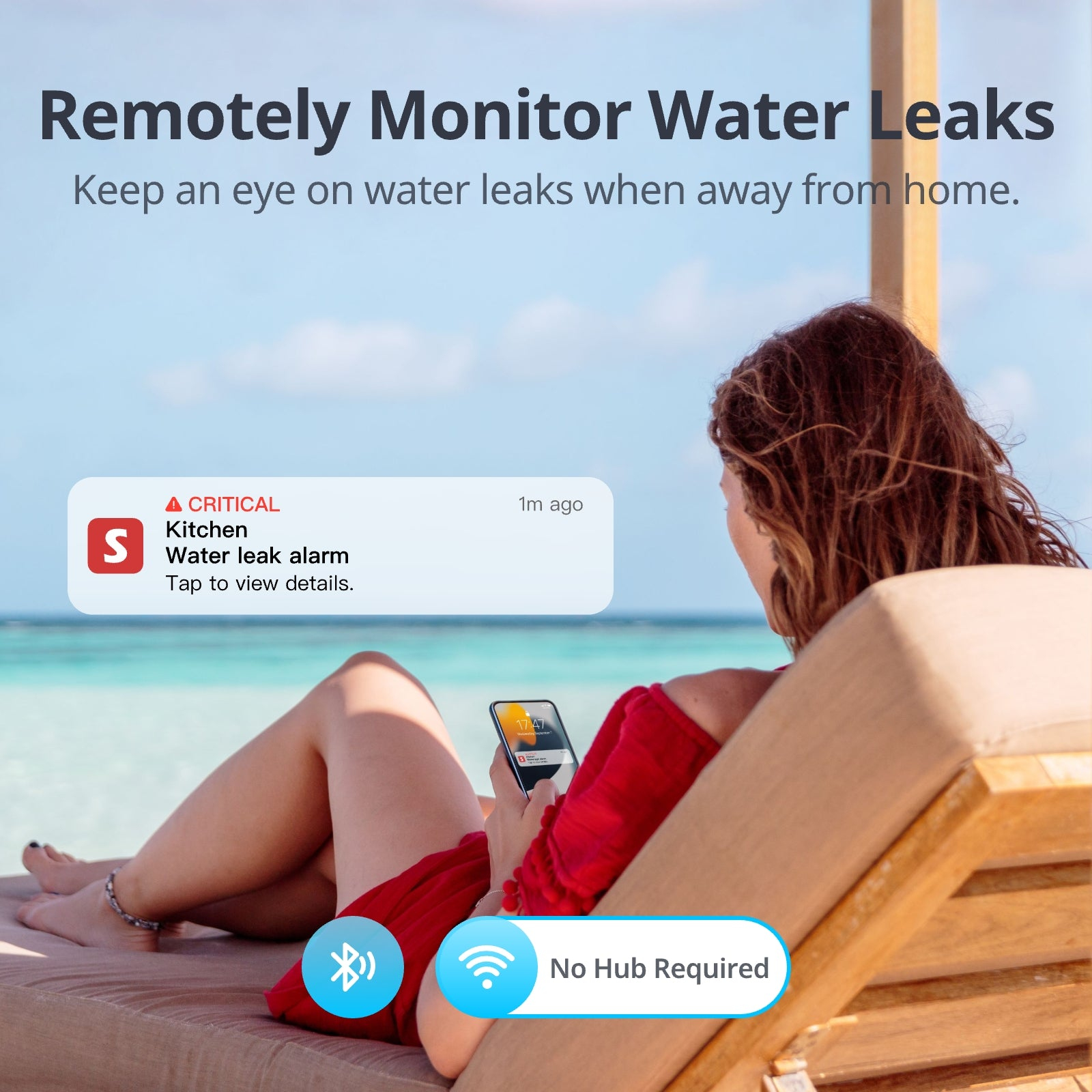 Switchbot WLAN Wassermelder, Ansicht 2
