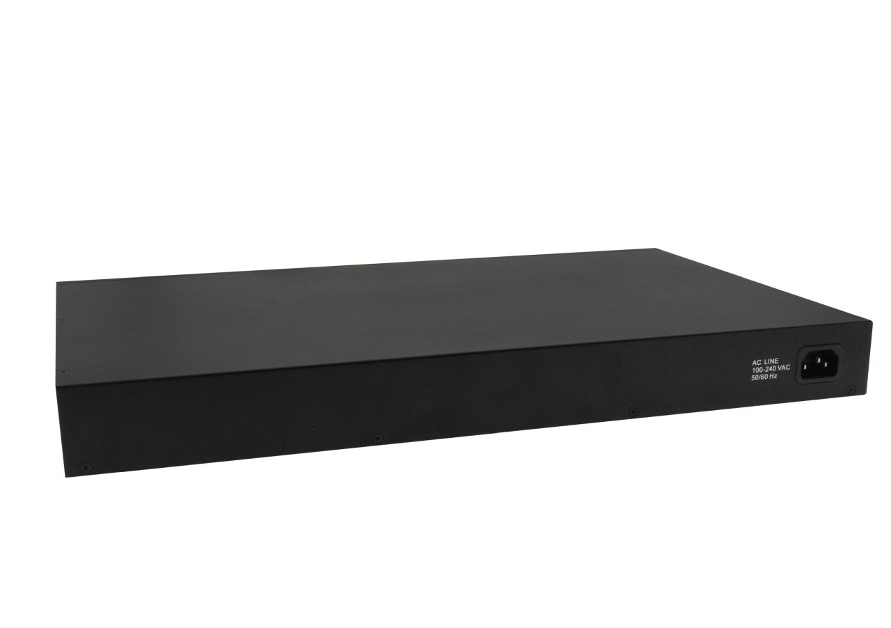 ALLNET Switch smart managed Layer2• PoE Budget 370W• 24x at• 4x SFP• 19• - Switch - 56 Gbps, Ansicht 4