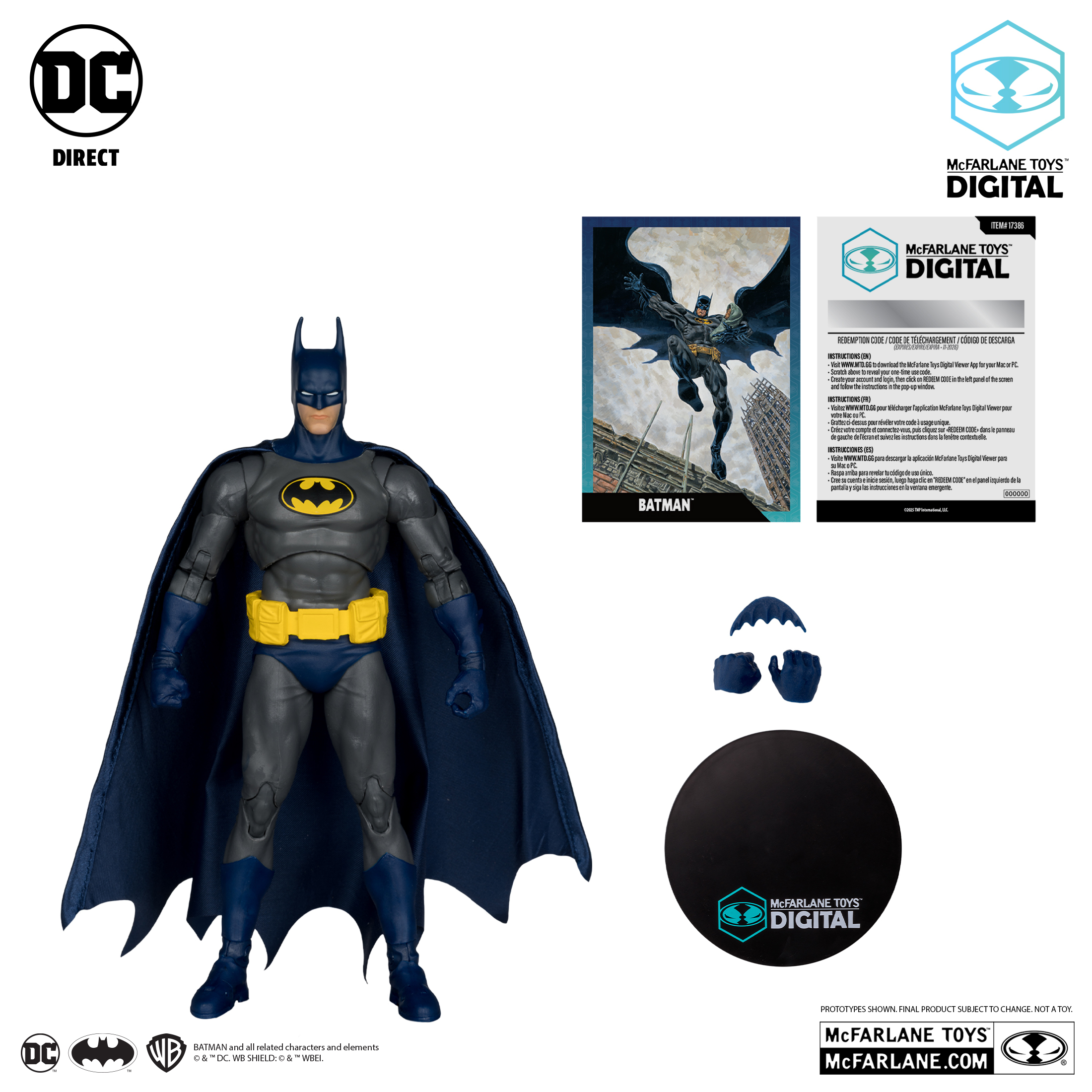 MCFARLANE DC Direct Batman 7in Action Figure, Ansicht 3