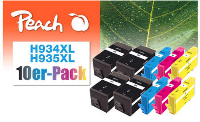 PEACH Tinte 10er Pack kompt No.934/935XL