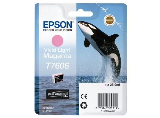 Epson T7606 - 25.9 ml - Vivid Light Magenta - original, Ansicht 3