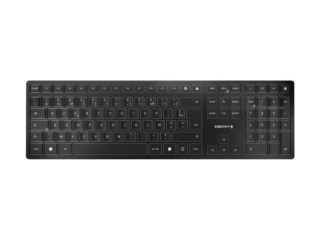Cherry KW 9100 SLIM - Tastatur - kabellos - 2.4 GHz Bluetooth 4.0