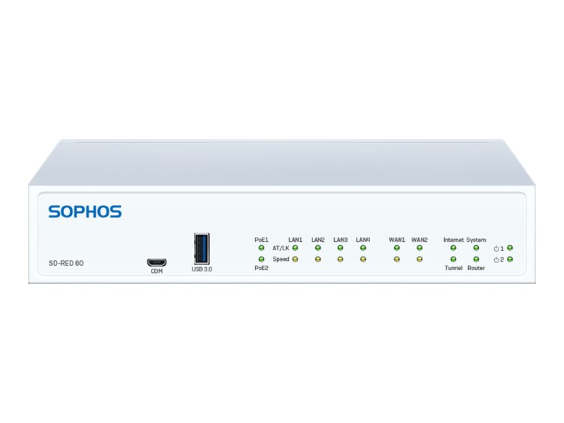 SOPHOS SD-RED 60 Rev1 App EU/Ukpwrsupply (R60ZTCHEUK)