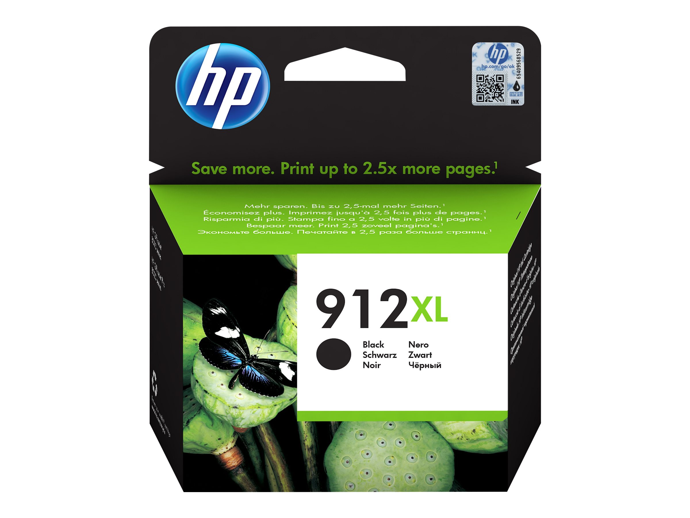 HP 912XL - 18 ml - Hohe Ergiebigkeit - Schwarz