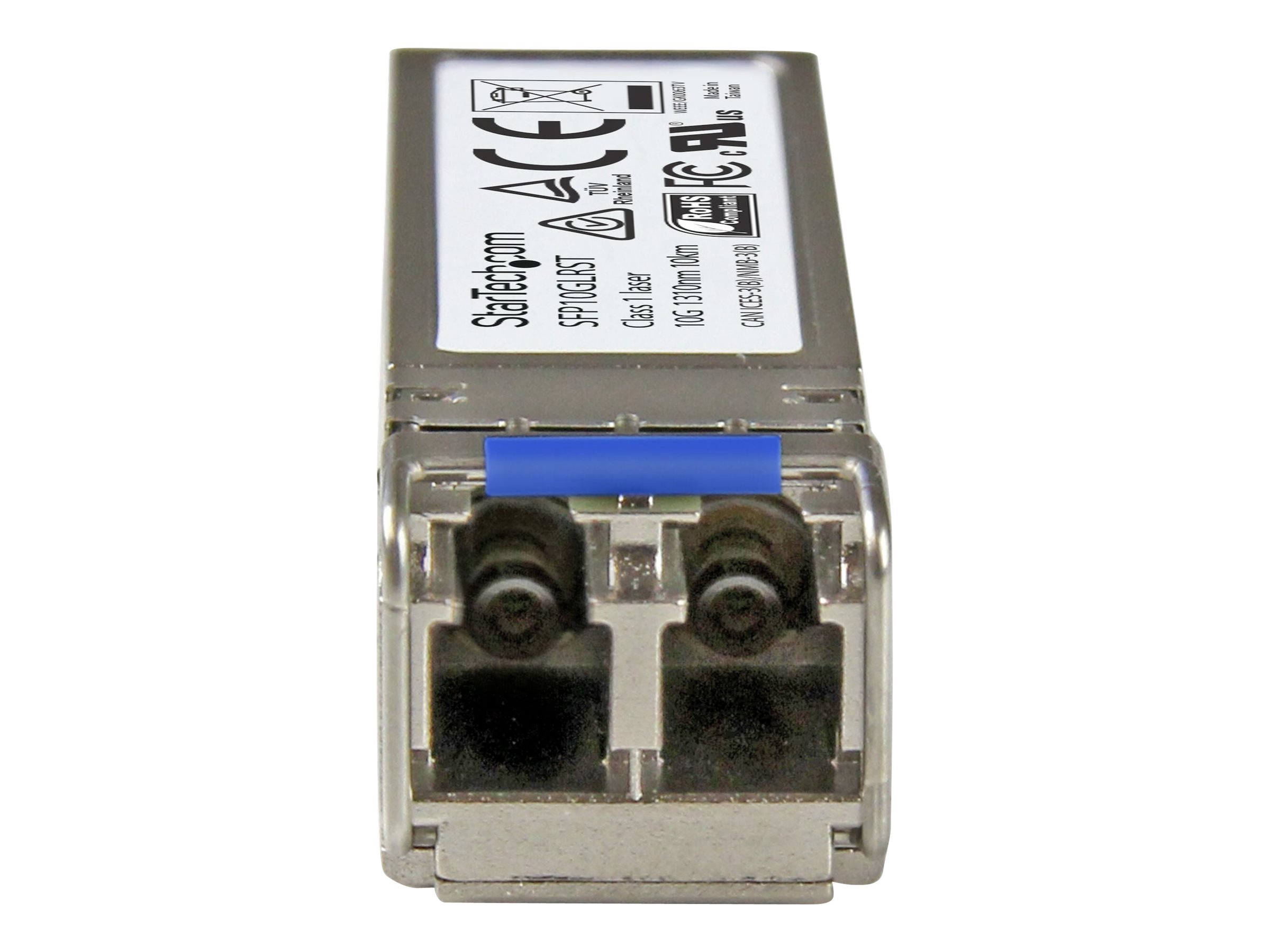 StarTech.com Startech 10 Gigabit LWL SFP+ Transceiver Module - Cisco SFP-10G-LR kompatibel - SM LC 10 km - Mini GBIC mit DDM - 10GBase-LR SFP+ - SFP+-Transceiver-Modul (gleichwertig mit: Cisco SFP-10G-LR)
