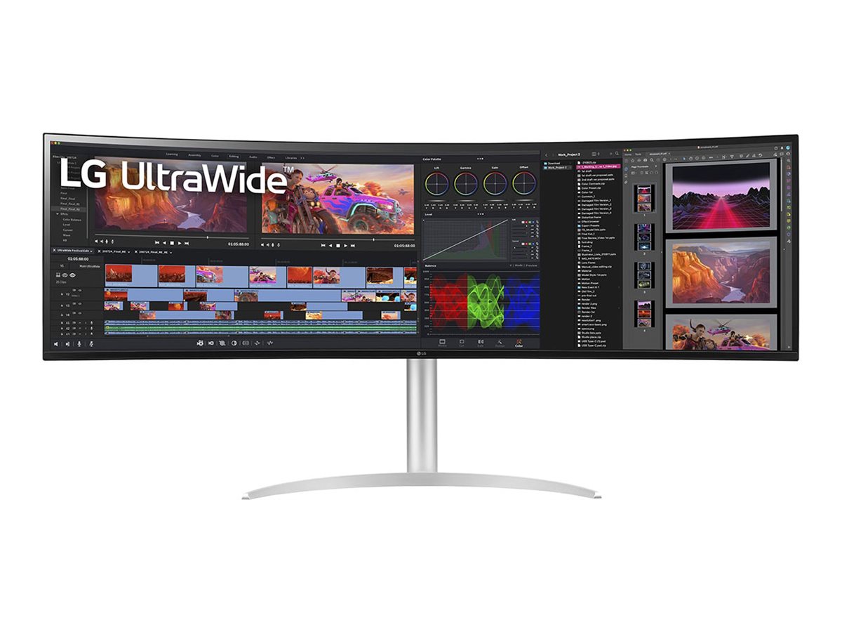LG UltraWide 49BQ95C-W - LED-Monitor - gebogen - 124.5 cm (49")