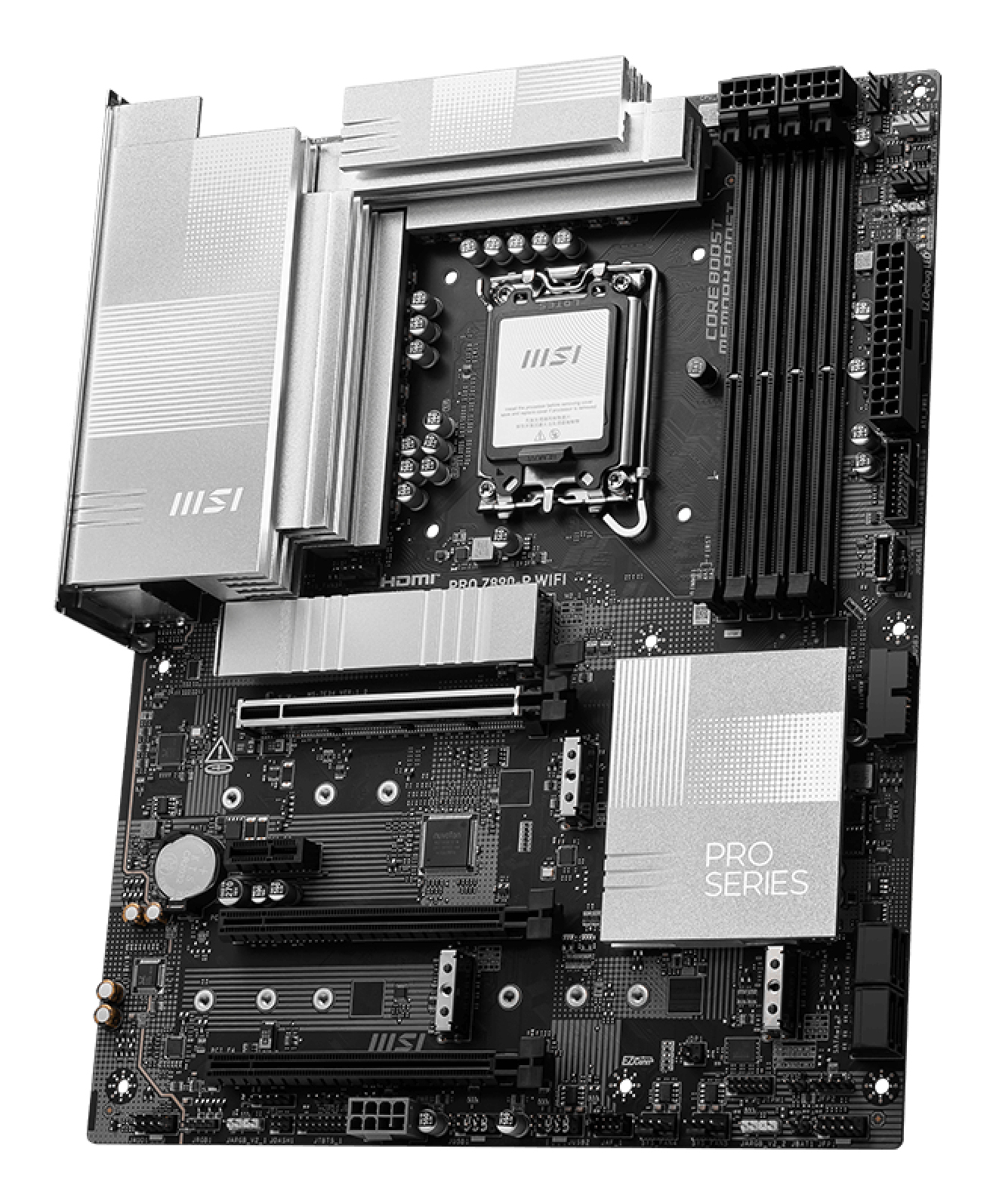 MSI PRO Z890-P WIFI - Motherboard - ATX - LGA1851-Sockel - Z890 Chipsatz - USB4, USB-C 3.2 Gen 2x2, USB 3.2 Gen 1, Ansicht 4