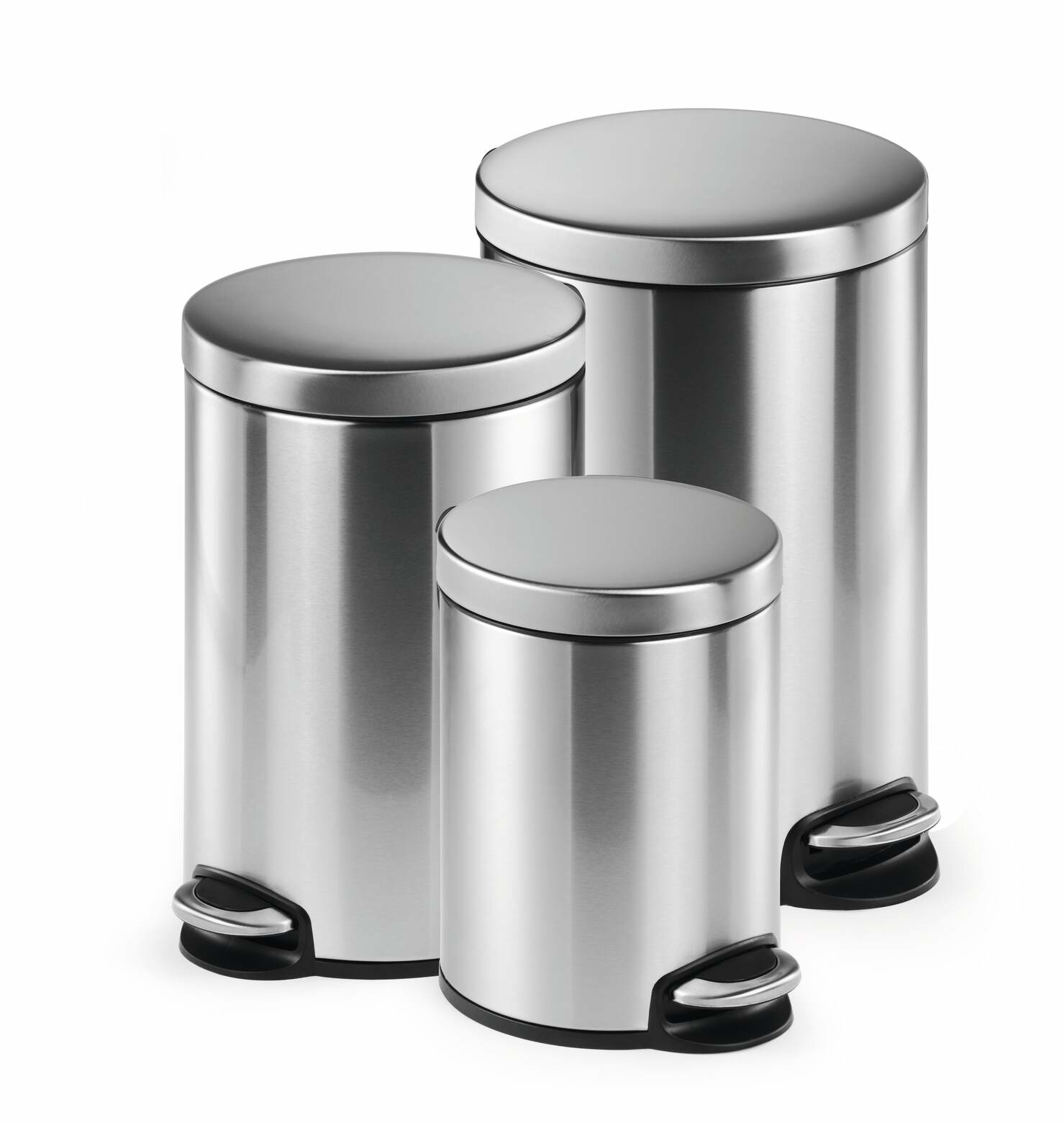 Durable Papierkorb - rund - Klappdeckel - 5 L, Ansicht 4