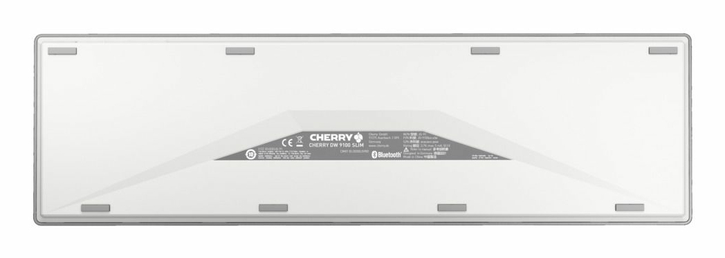 Cherry Tastatur-Maus-Set DW 9100 Slim Weiss/Silber - Tastatur - TL: Schweiz, QWERTZ, Ansicht 4