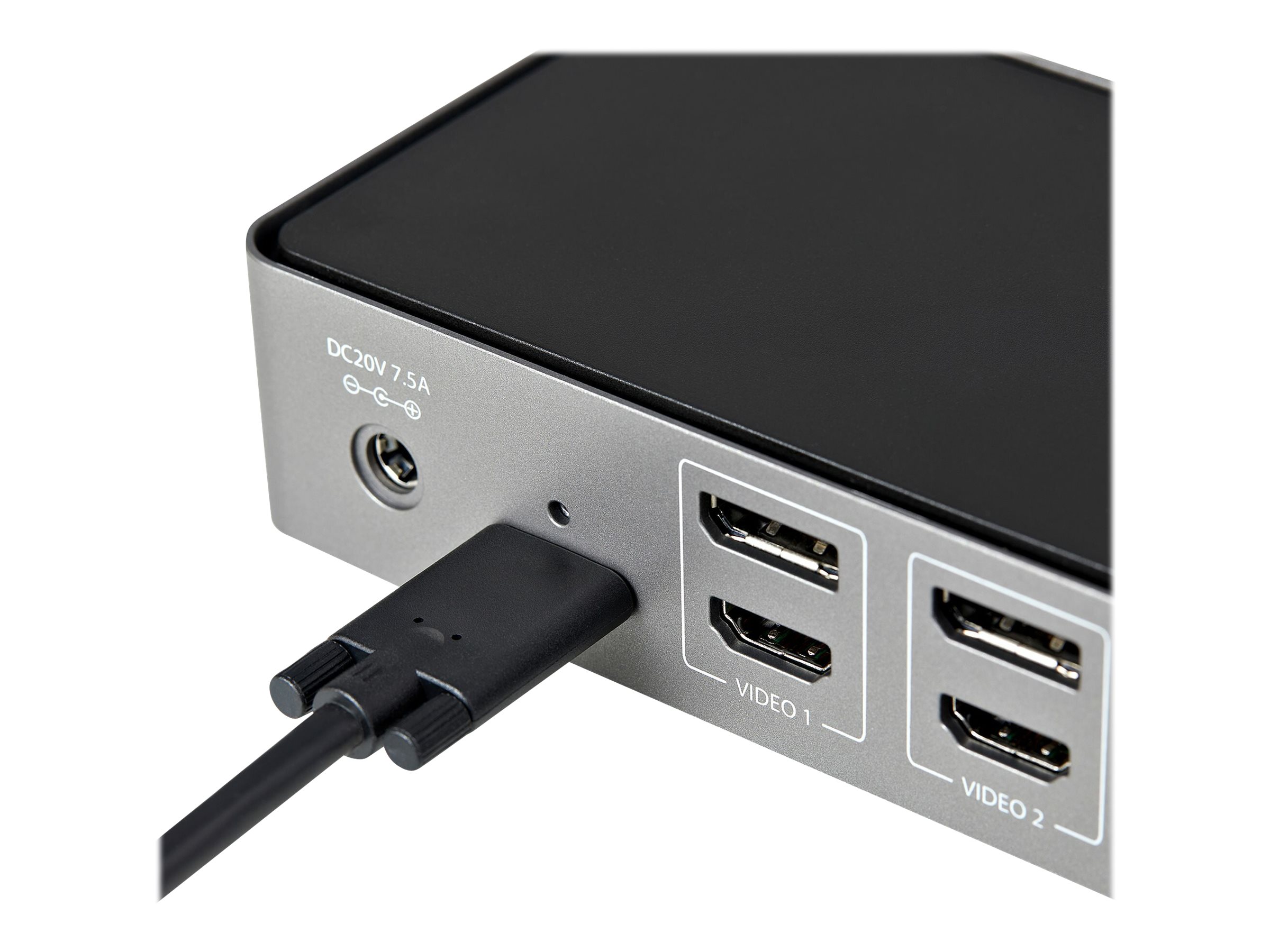 StarTech.com USB-C USB-A Dock,Hybrid Triple Monitor