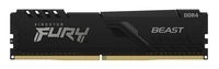 Kingston FURY Beast 16GB 3200MT/s DDR4 CL16 DIMM Black - 16 GB - 1 x 16 GB - DDR4 - 288-pin DIMM