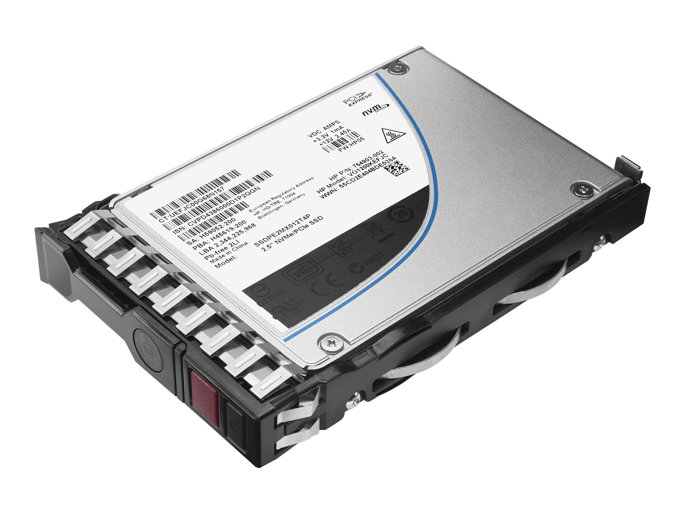 HPE 800GB NVMe x4 MU SFF Scn DS SSD (875595-B21) - REFURB