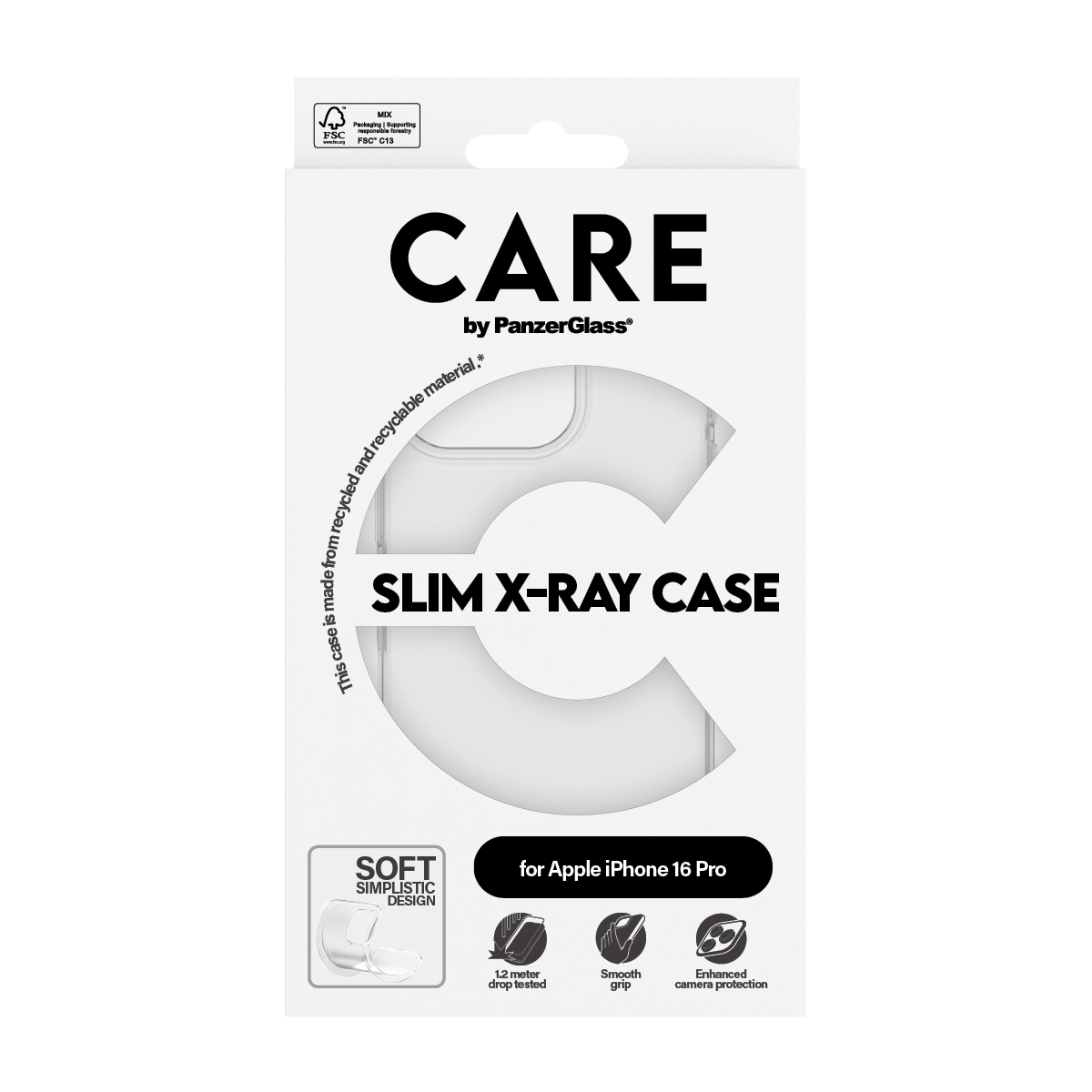 PanzerGlass CARE by PanzerGlass X-Ray - Hintere Abdeckung für Mobiltelefon - Apple iPhone, Ansicht 4