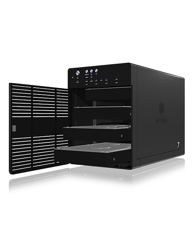 ICY BOX IB-3640SU3 - Festplatten-Array - 4 Schächte (SATA-600), Ansicht 4