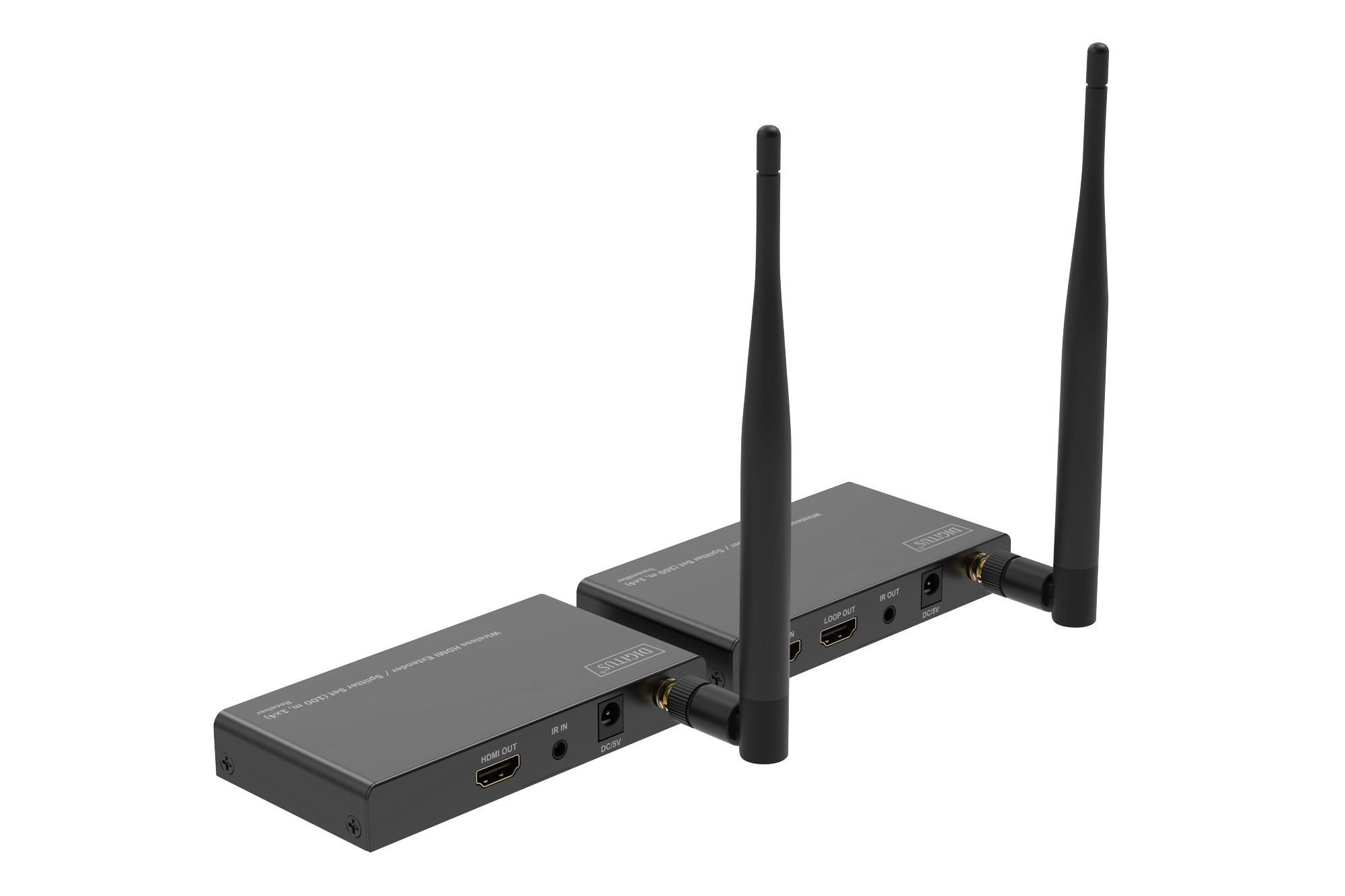 DIGITUS Wireless HDMI Extender / Splitter Set (100 m, 1x4), Ansicht 4