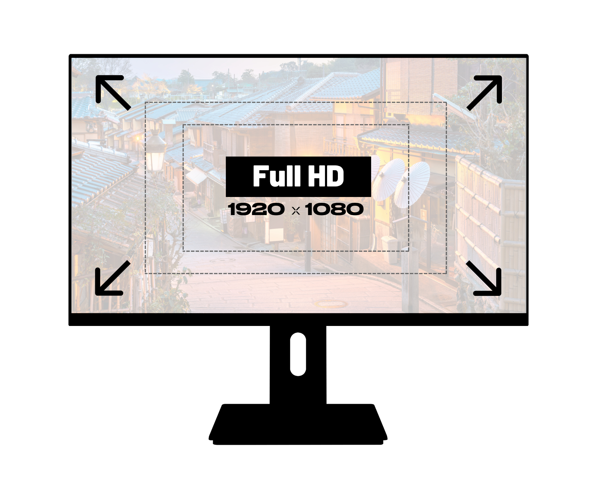 JAPANNEXT JN-I215FLFHSP-C65W 16 9 HDMI/USBC FHD - Flachbildschirm (TFT/LCD) - HDMI - 21,5, Ansicht 4