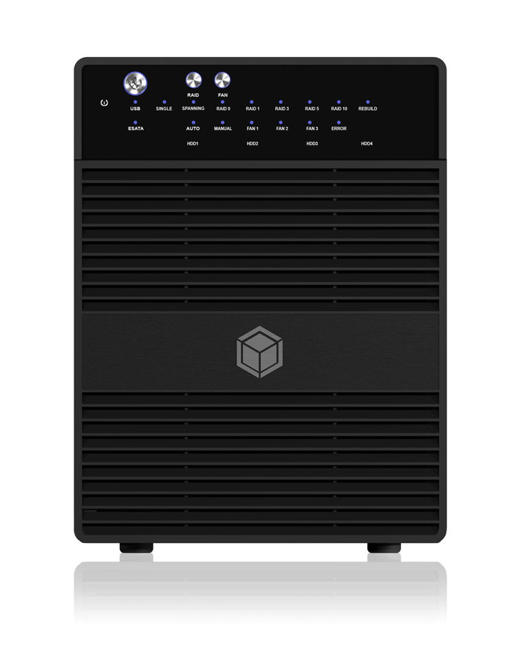 ICY BOX IB-RD3640SU3 - Festplatten-Array - 4 Schächte (SATA-600), Ansicht 2