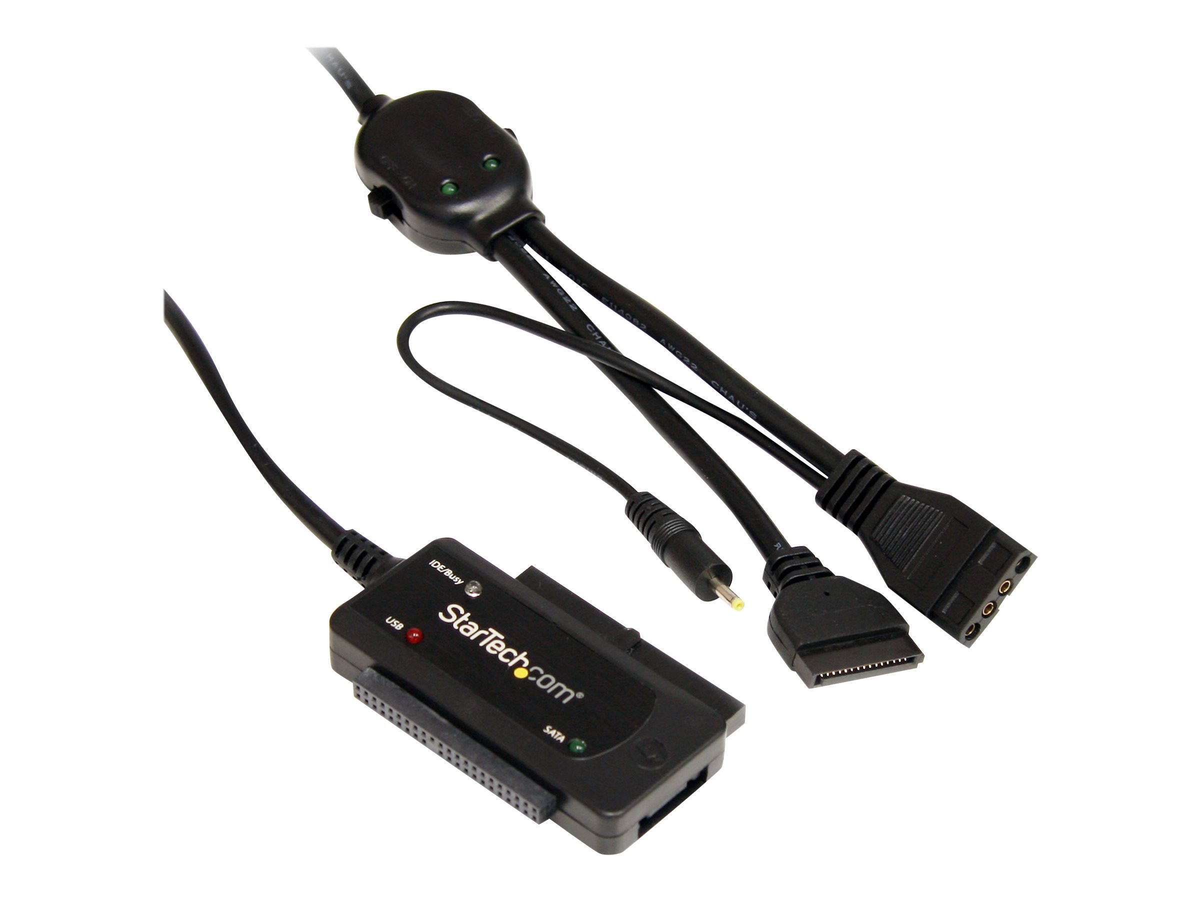 StarTech.com USB 2.0 auf SATA IDE Adapterkabel - USB2 S-ATA Adapter Konverter Kit - 2 x IDE (4044pin)