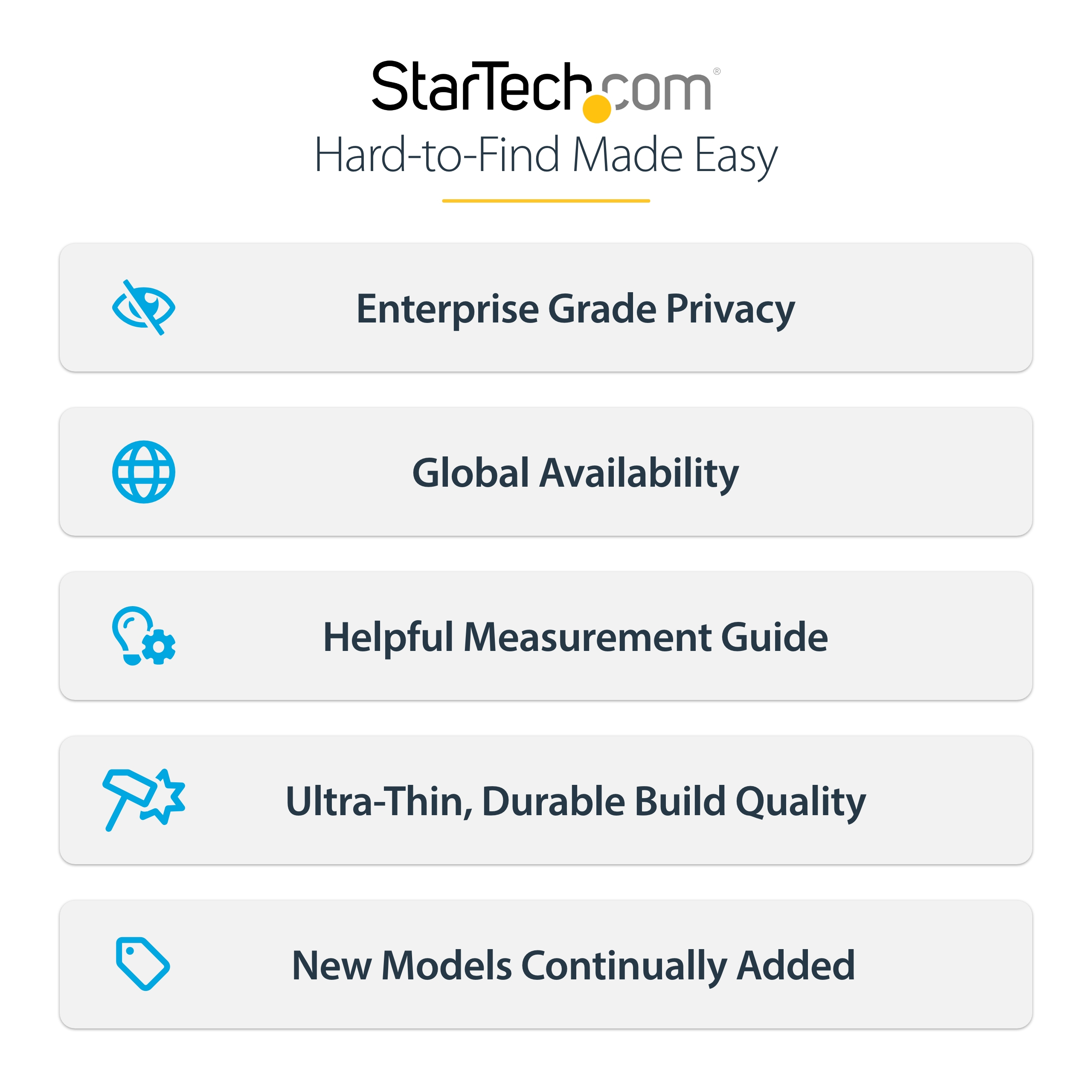 StarTech.com Bildschirmschutz für Tablet - for portrait/landscape, touch-enabled, +/-30° view, blocks up to 51% blue, Ansicht 4