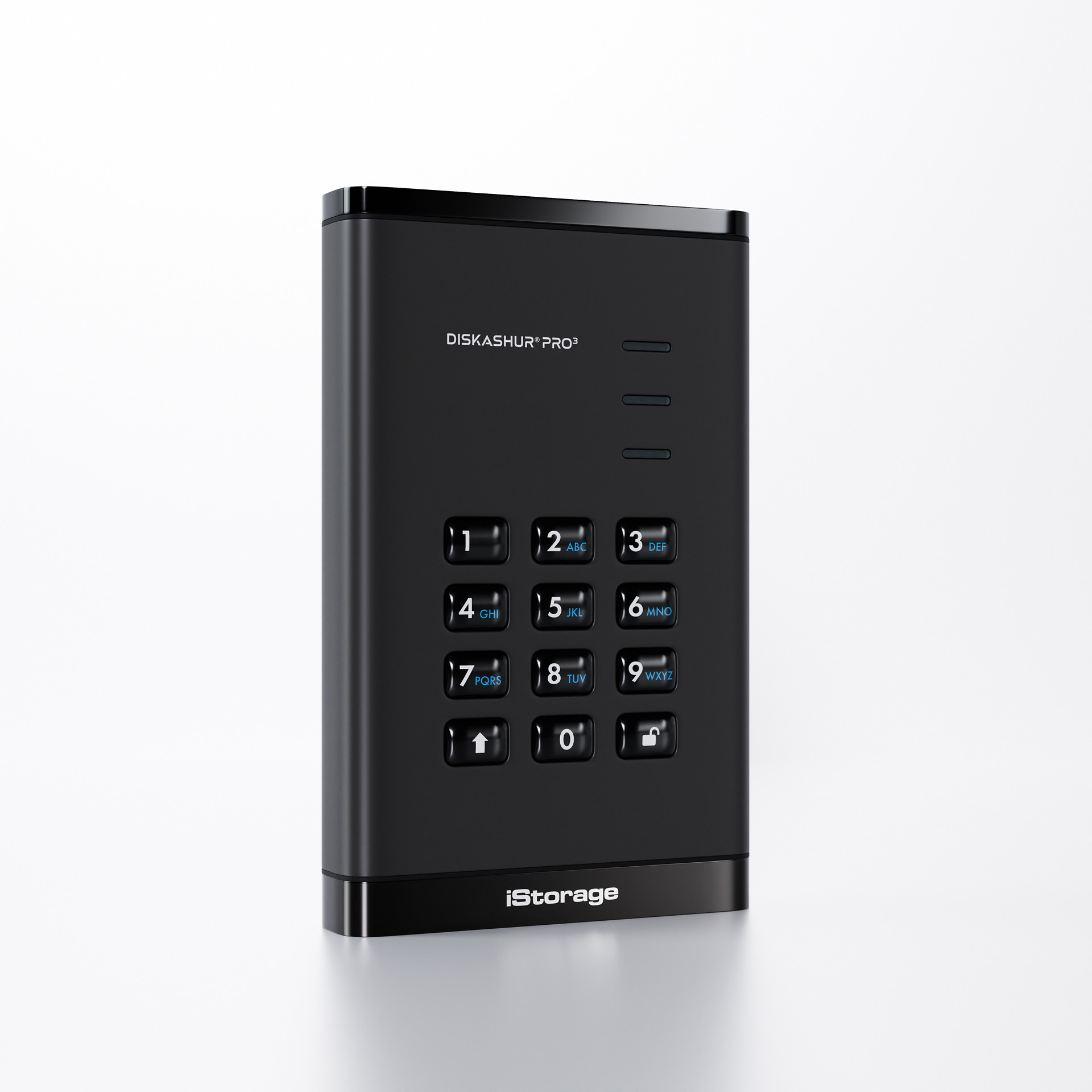 iStorage diskAshur Pro3 4TB IS-DAP3-256-SSD-4000-F, Ansicht 3