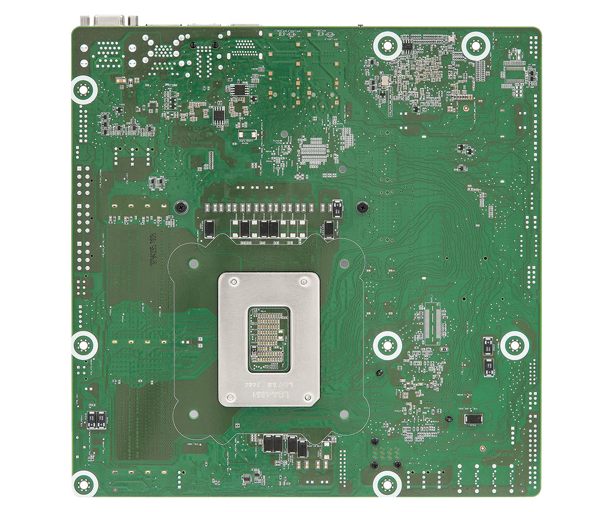 ASRock Mainboard W880D4U Micro-ATX Sockel LGA 1851 Single - - Intel - Mainboard - Intel Sockel 1851 (Core Ultra 100&200), Ansicht 3