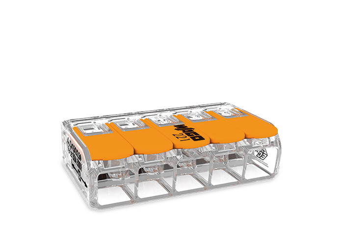 WAGO 221-615 - 450 V - Orange - Transparent - 1 Stück(e), Ansicht 3