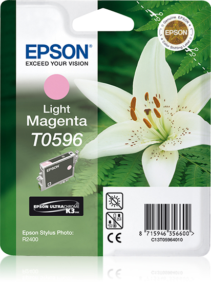 Epson Lily Singlepack Light Magenta T0596 UltraChrome K3, Tinte auf Pigmentbasis, 1 Stück(e)