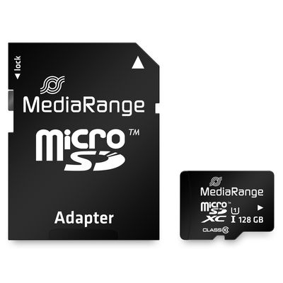 MEDIARANGE MR945 - Flash-Speicherkarte (microSDXC-an-SD-Adapter inbegriffen), Ansicht 2