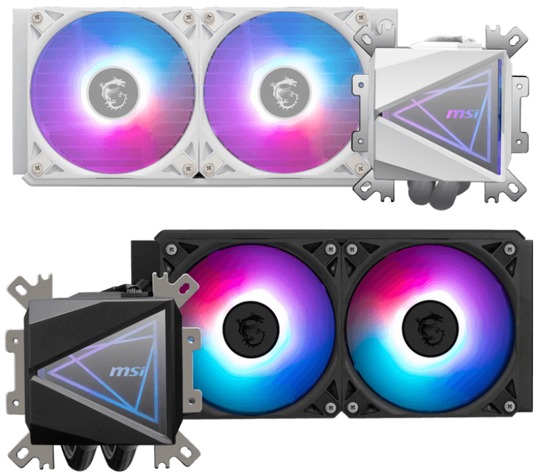 MSI MAG CORELIQUID I240 - Prozessor-Flüssigkeitskühlsystem - Kühlergröße: 240 mm - Schwarz, Ansicht 2