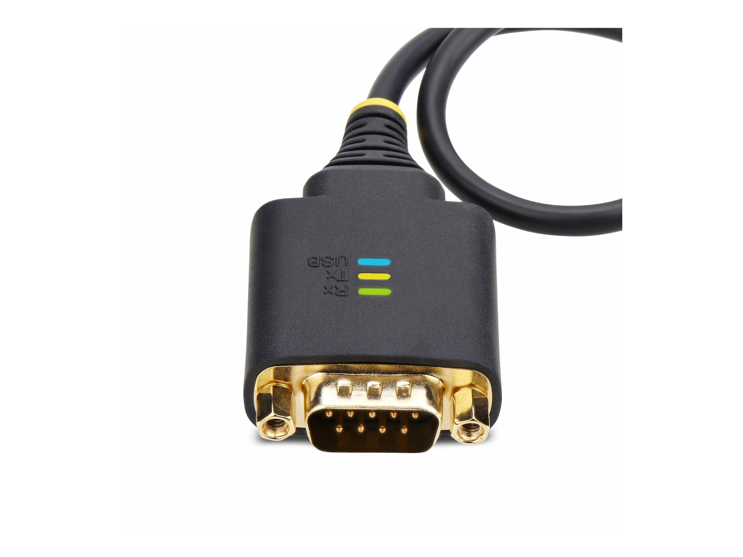 StarTech.com 1ft (30cm) USB to Serial Adapter Cable, COM Retention, RS232 - Kabel USB / seriell - USB (M), Ansicht 3