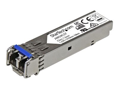 StarTech.com Gigabit LWL SFP Transceiver Modul - HP J4859C kompatibel - SM/MM LC mit DDM - 10km / 550m - 1000Base-LX - SFP (Mini-GBIC)-Transceiver-Modul (gleichwertig mit: HP J4859C)