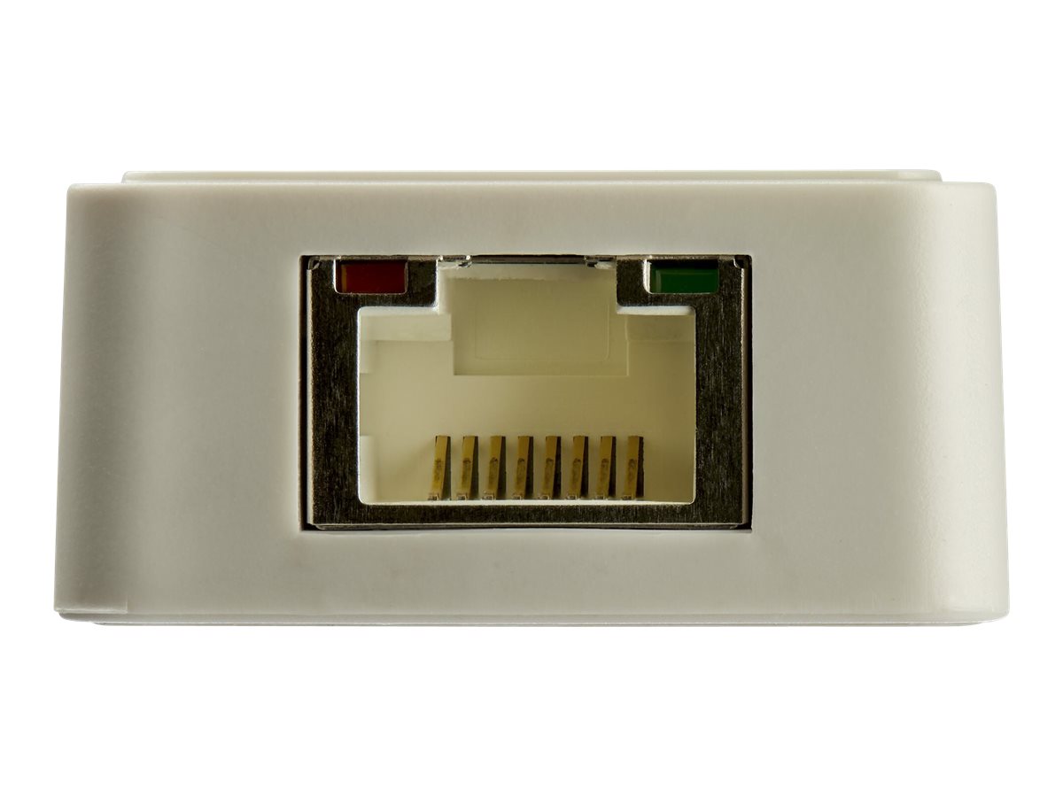 StarTech.com US1GC301AUW USB Netzwerkadapter (Ethernet Adapter mit extra USB Anschluss, USB 3.0, Thunderbolt 3 komp.)