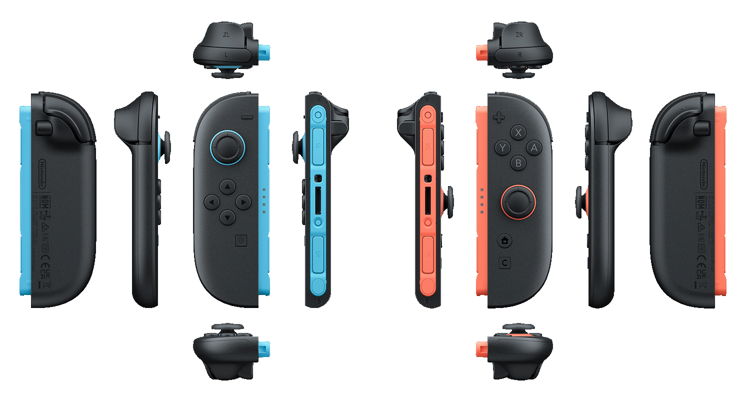 Nintendo Joy-Con 2 Set hellblau/hellrot Switch 2 - Gamepad - Bluetooth, Ansicht 3