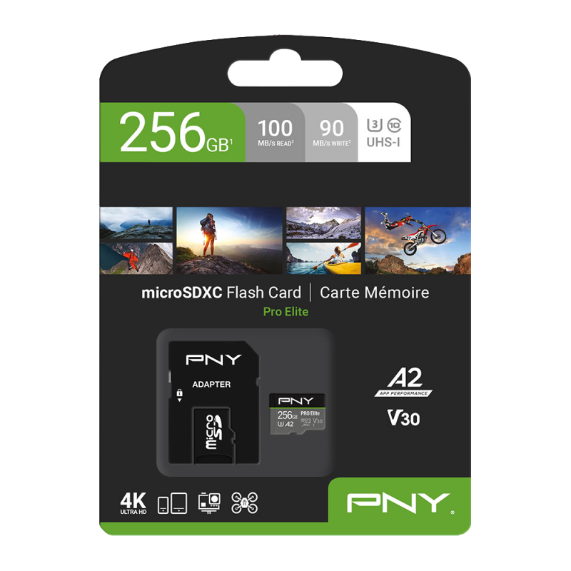 PNY PRO Elite - Flash-Speicherkarte - 256 GB, Ansicht 2