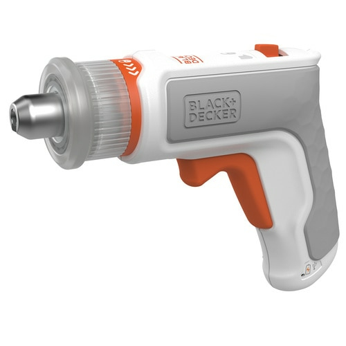 Black & Decker BCRTA01 - Elektrischer Schraubendreher - Pistolengriff - 1/4" - Grau - Orange - Weiß - 180 RPM - 5,5 Nm, Ansicht 3