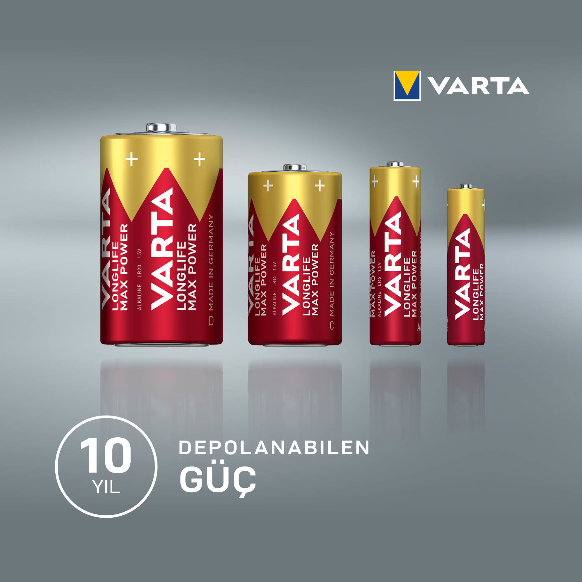 Varta Longlife Max Power 4703 - Batterie 4 x AAA, Ansicht 3