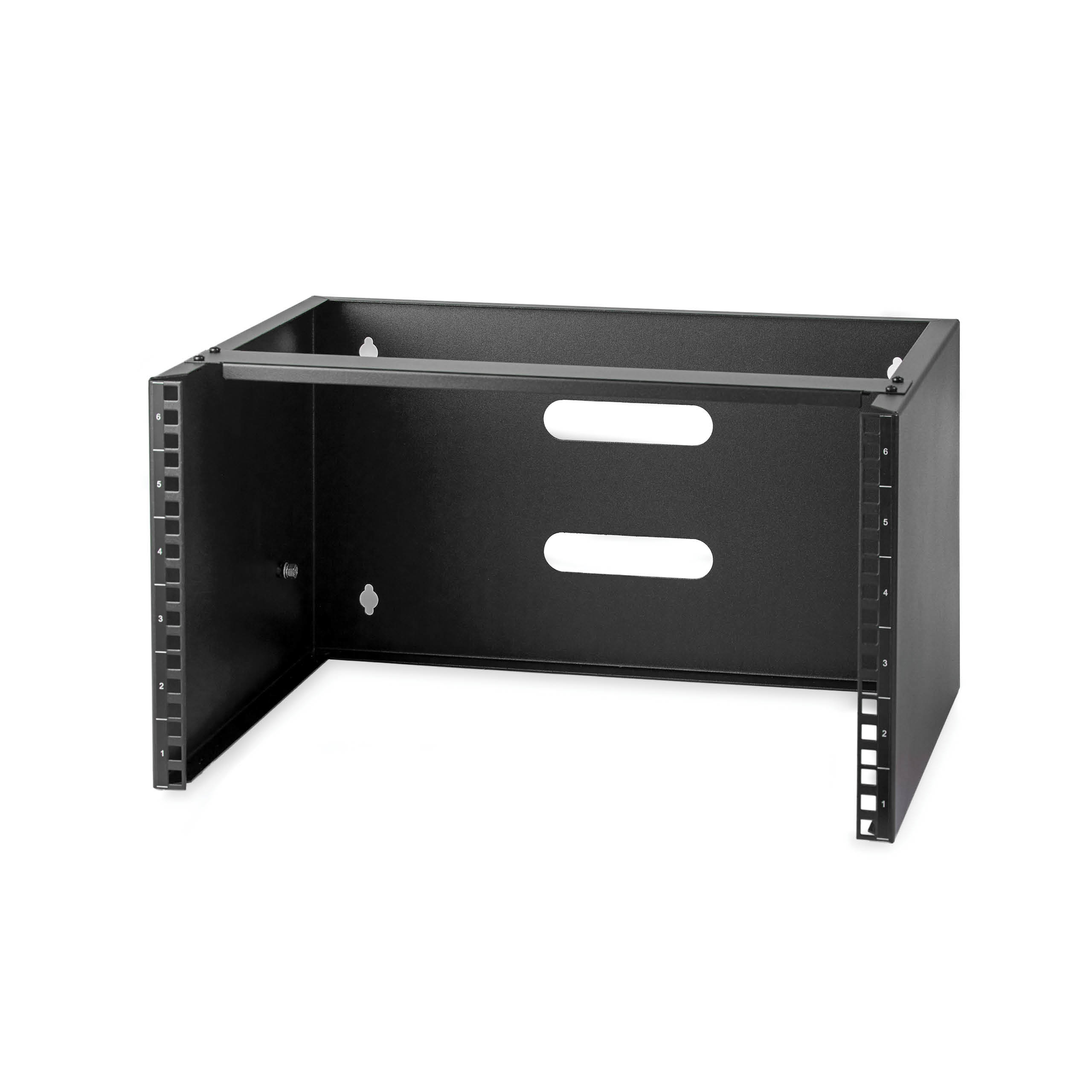StarTech.com Halterung für Patchpanel, 6U Rack für Wandmontage, Befestigung für Netzwerk-Geräte, Ansicht 2