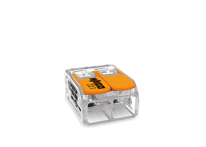 WAGO 221-612 - Gerade - 450 V - Orange - Transparent - EN 60664, Ansicht 2
