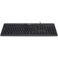 TERRA Keyboard 1500 Corded[US/EU] USB black Copilot QWERTY 105 toetsen met kabel - Tastatur - 105 Tasten